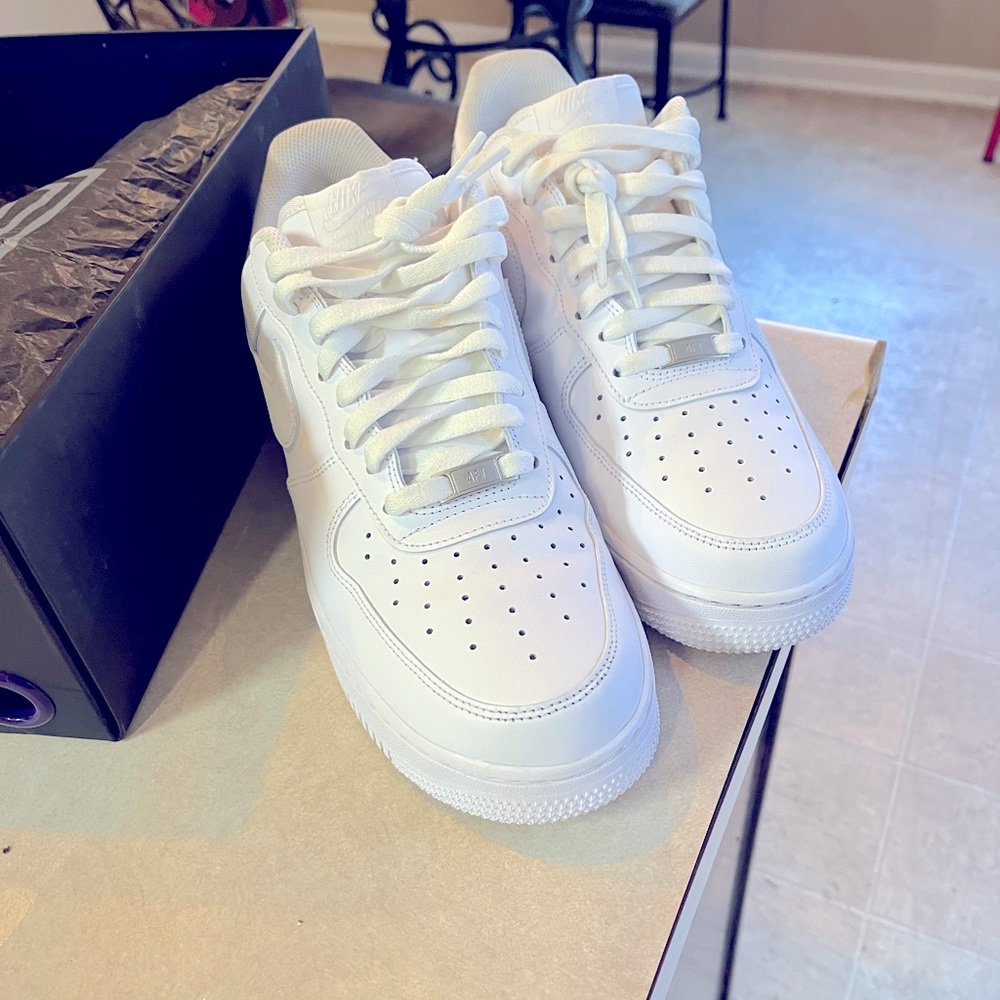 Brand New Air Force Ones!! Icey White !!❄️